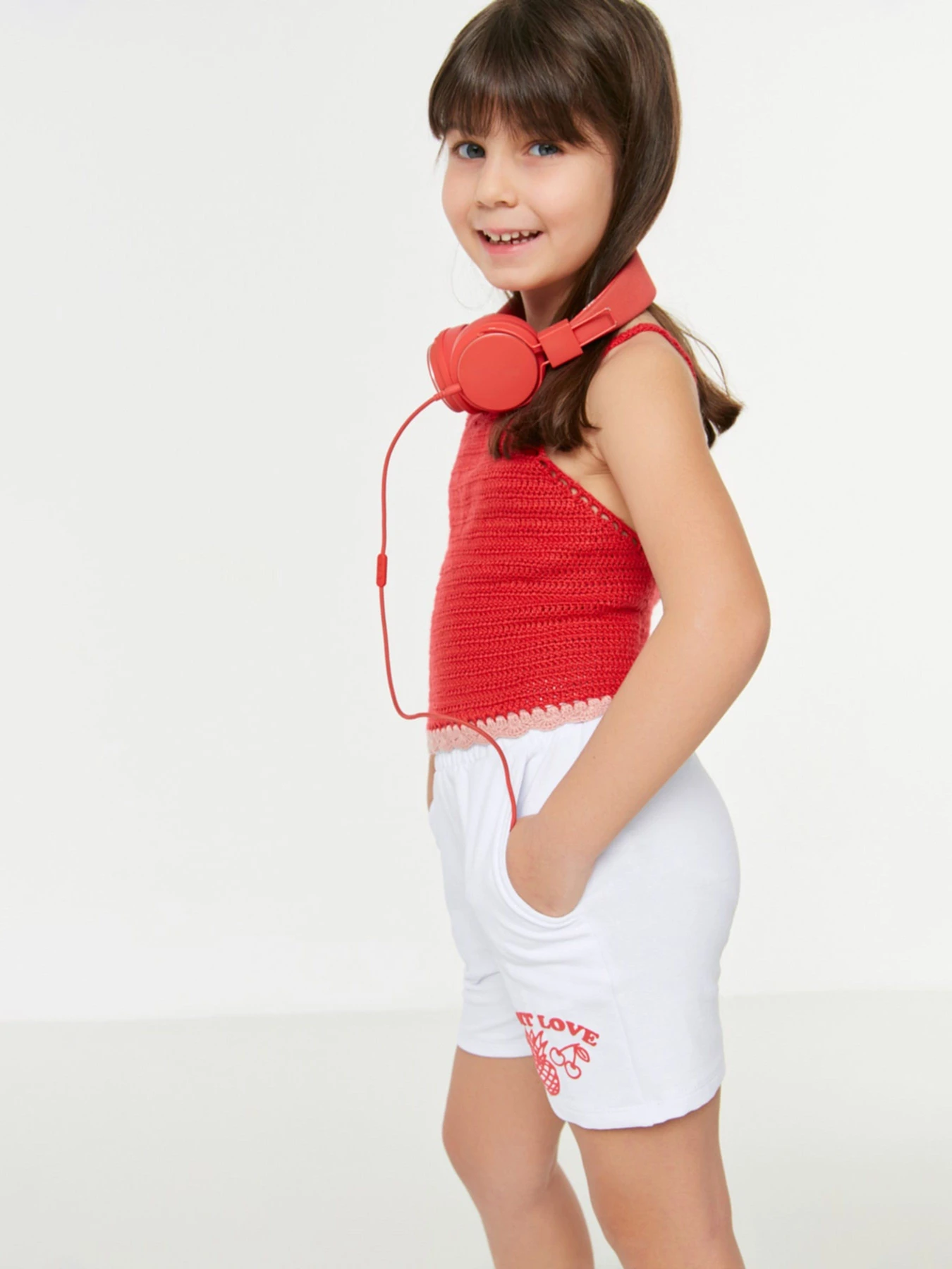 Шорти Trendyol модель TKDSS22SR0252/Beyaz Шорти Trendyol модель TKDSS22SR0252/Beyaz Фото