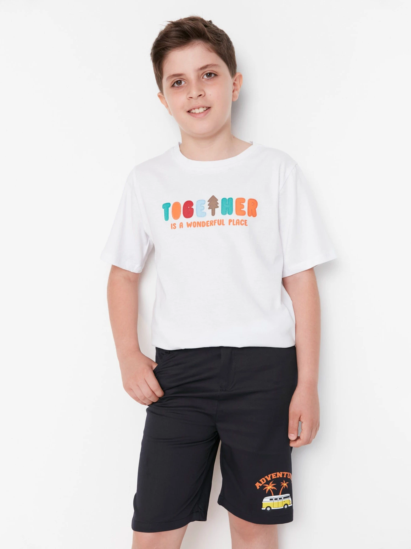 Шорты Trendyol модель TKDSS22SR0314/Lacivert Шорты Trendyol модель TKDSS22SR0314/Lacivert Фото