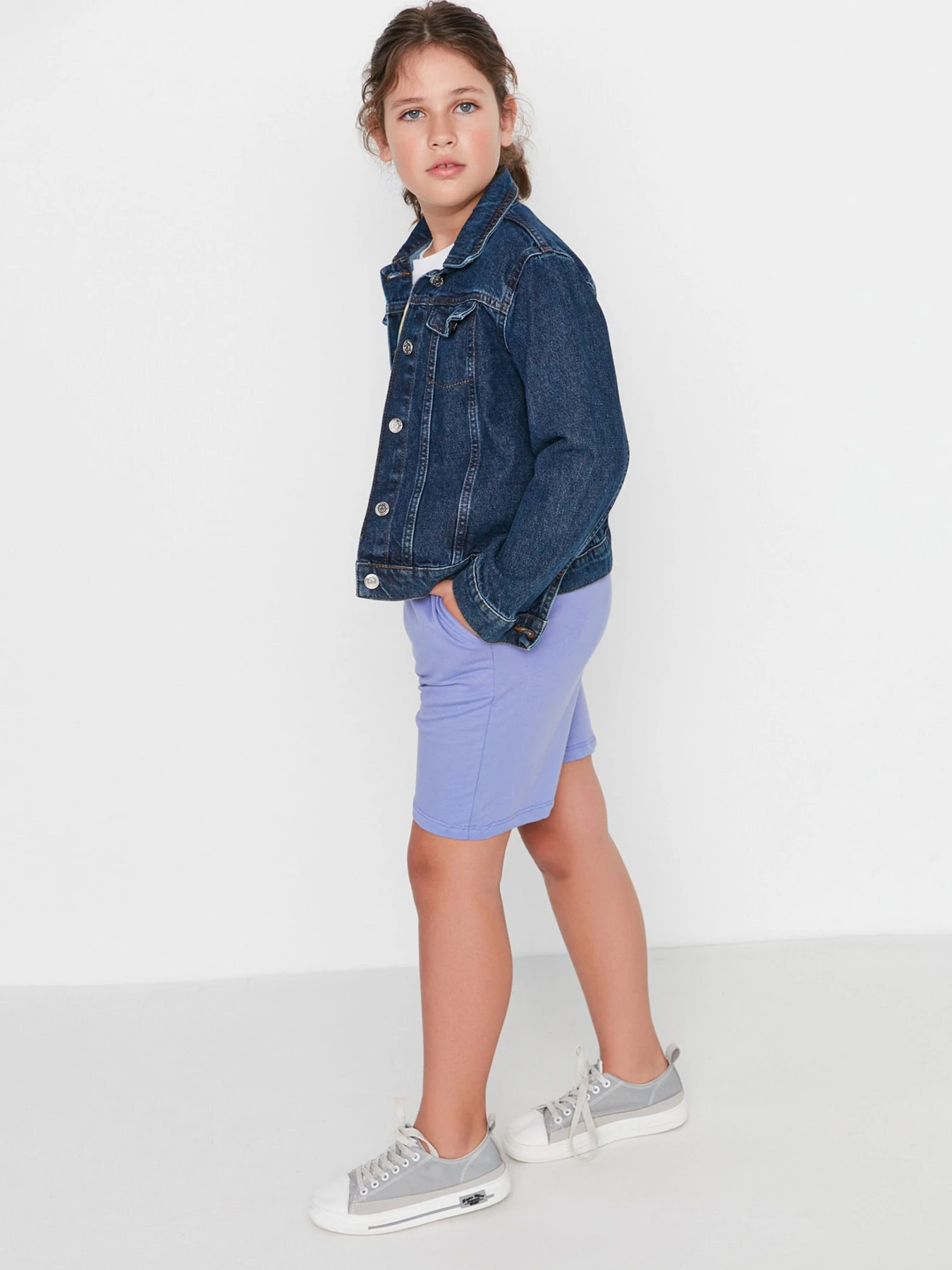 Шорты Trendyol модель TKDSS22SR0524/Lila Шорты Trendyol модель TKDSS22SR0524/Lila Фото