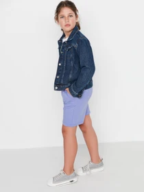 Шорты Trendyol модель TKDSS22SR0524/Lila Фото