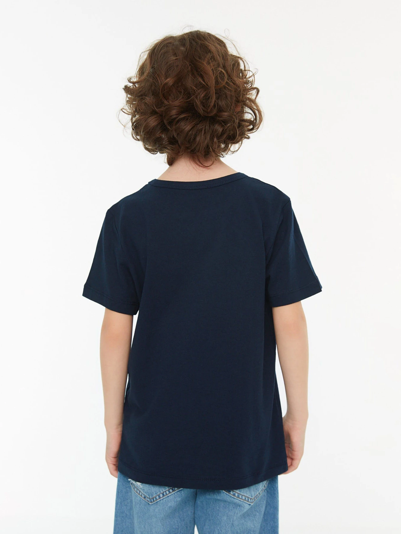 Футболки и поло Trendyol модель TKDSS22TS00004/Gri-Lacivert Фото