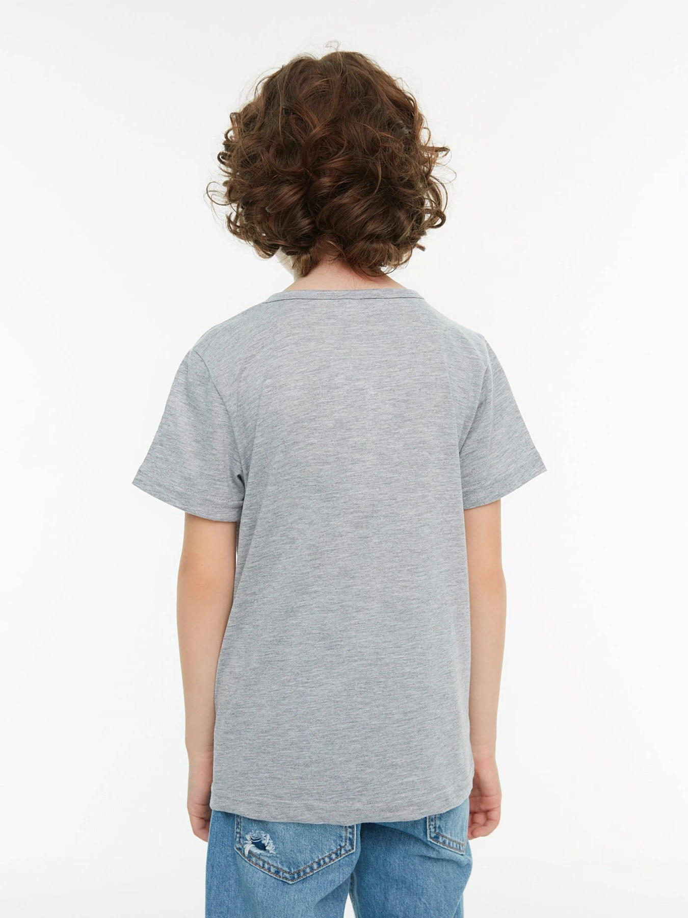 Футболки и поло Trendyol модель TKDSS22TS00004/Gri-Lacivert Фото
