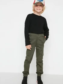 Штани Trendyol модель TKDAW23PL00015/Haki Фото
