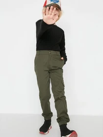 Штани Trendyol модель TKDAW23PL00015/Haki Фото