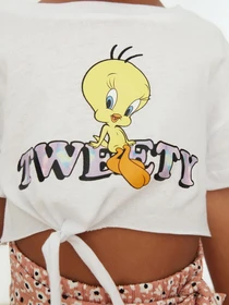Футболки и поло Trendyol модель TKDSS22TS0011/Beyaz Фото