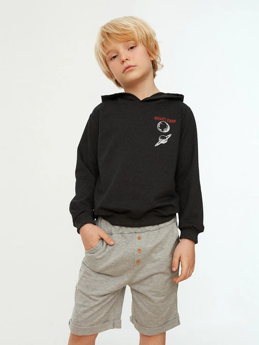 Шорты Trendyol модель TKDSS22SR0246/Gri Фото