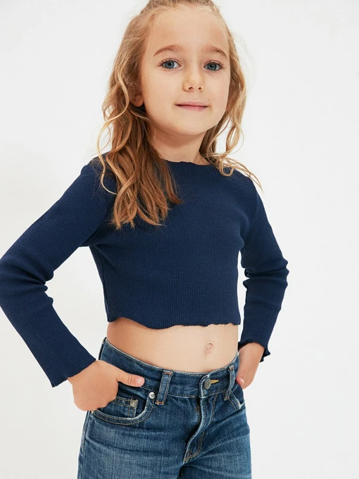 Свитры и кардиганы Trendyol модель TKDAW22BZ0696/Indigo Фото