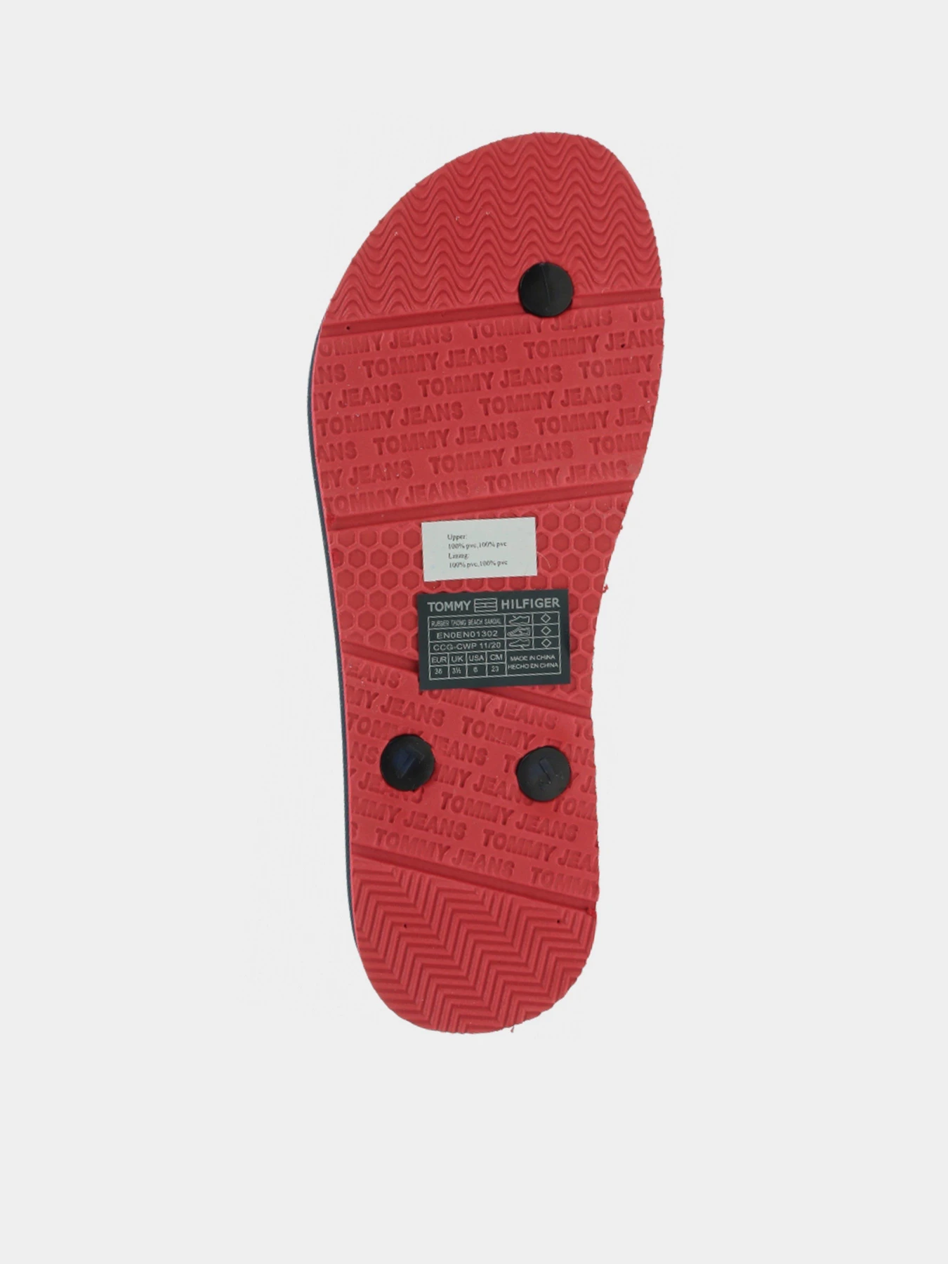 Шлёпанцы Tommy Hilfiger Rubber Thong Beach Sandal модель EN0EN01302-C87 Фото