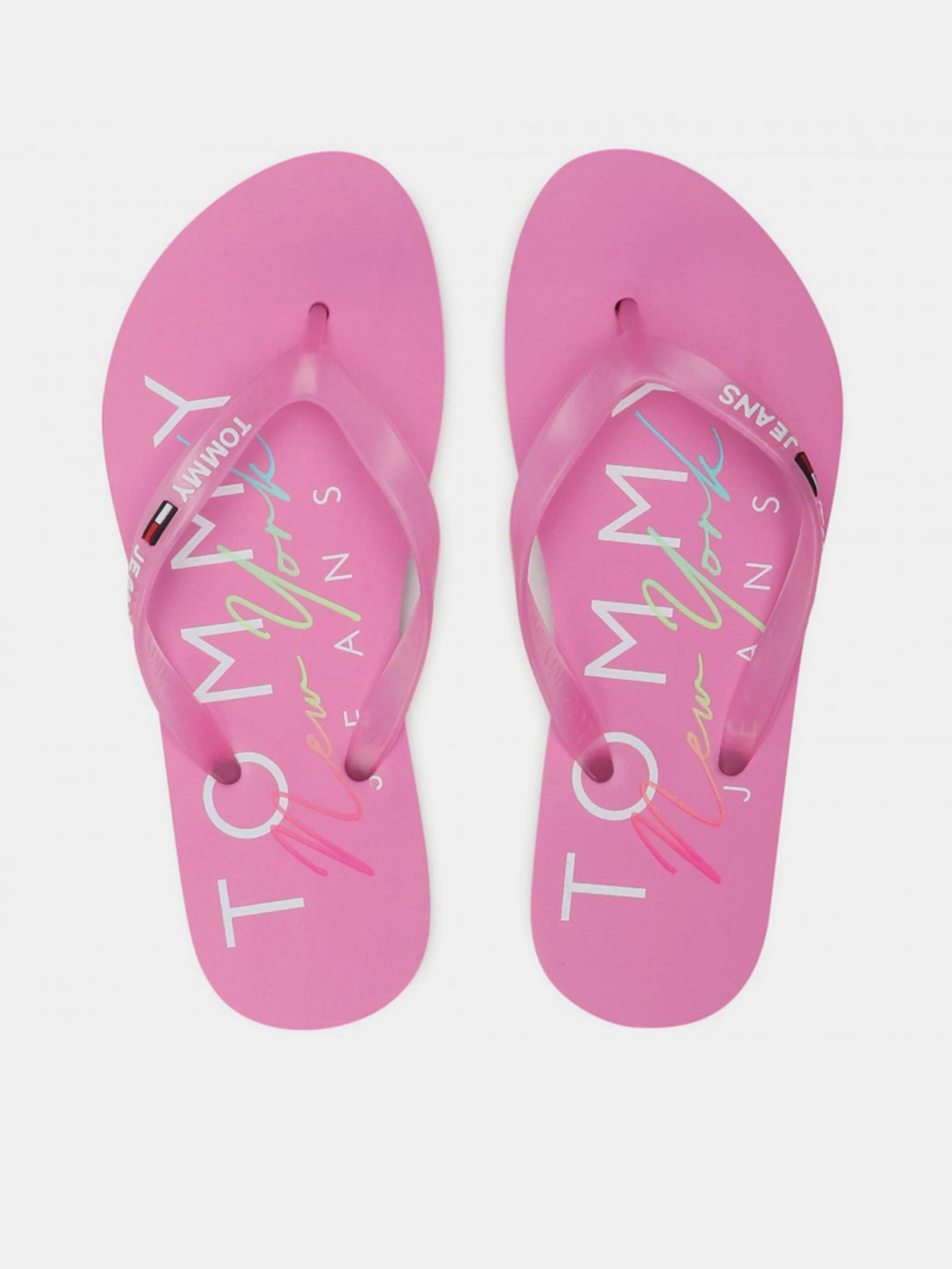 Шлёпанцы Tommy Hilfiger Rubber Thong Beach Sandal модель EN0EN01302-TOU Фото