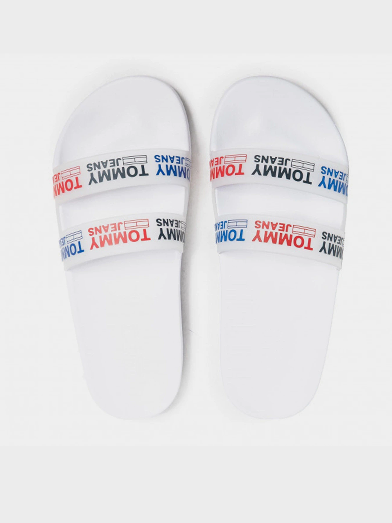 Шлёпанцы Tommy Hilfiger DOUBLE STRAP SLIDES модель EN0EN01304-YBR Фото