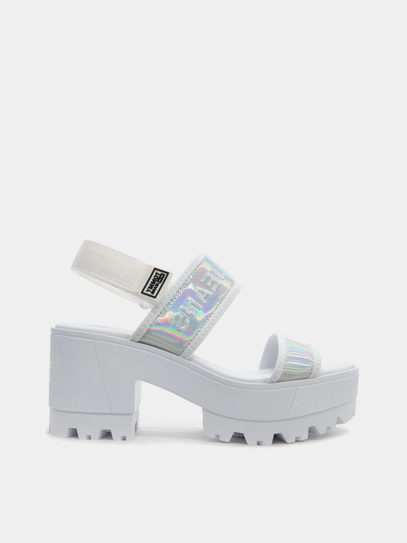 Босоножки Tommy Hilfiger IRIDESCENT MID HEEL модель EN0EN01337-YBR Босоножки Tommy Hilfiger IRIDESCENT MID HEEL модель EN0EN01337-YBR Фото