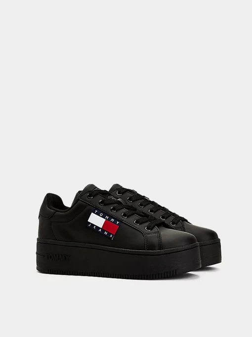 Кеды Tommy Hilfiger Flatform Flag Branding модель EN0EN01504-BDS Фото