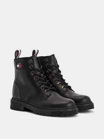 Ботинки и сапоги Tommy Hilfiger Iridescent Eyelets Flat модель EN0EN01537-BDS Фото