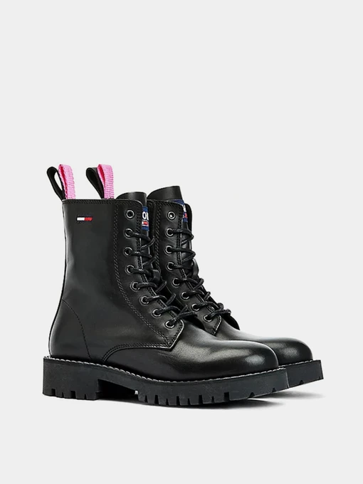 Ботинки и сапоги Tommy Hilfiger Leather Lace Up модель EN0EN01543-BDS Фото