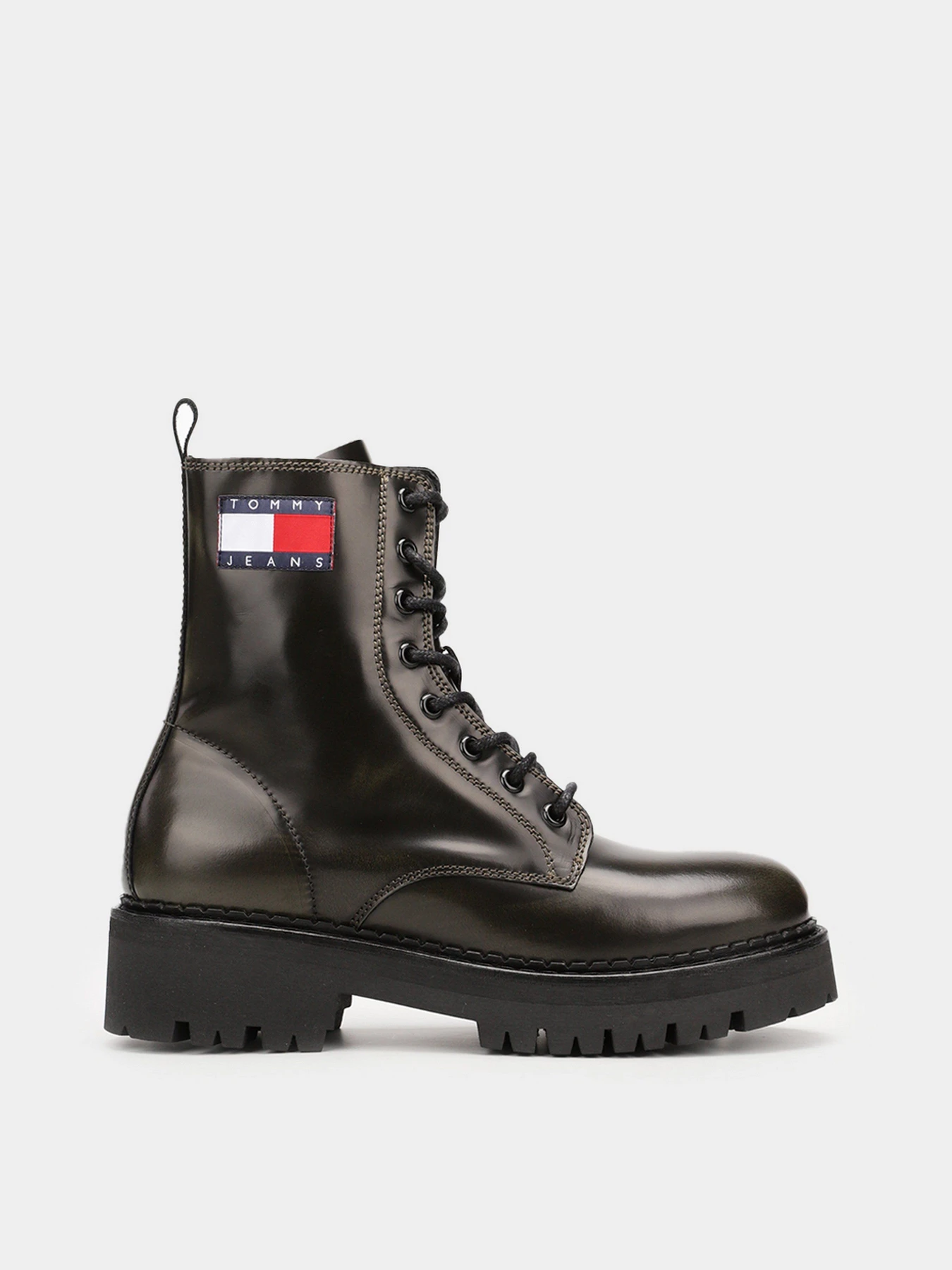 Ботинки и сапоги Tommy Hilfiger Badge Cleat Leather модель EN0EN01546-RBN Фото