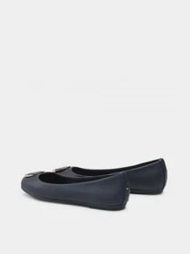 Туфли и лоферы Tommy Hilfiger ESSENTIAL LEATHER BALLERINAS модель FW0FW05782-DW5 Фото