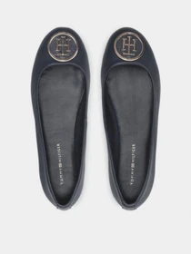 Туфли и лоферы Tommy Hilfiger ESSENTIAL LEATHER BALLERINAS модель FW0FW05782-DW5 Фото