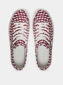 Кеды Tommy Hilfiger SIGNATURE PRINT FLATFORM TRAINERS модель FW0FW05804-0K5 Фото