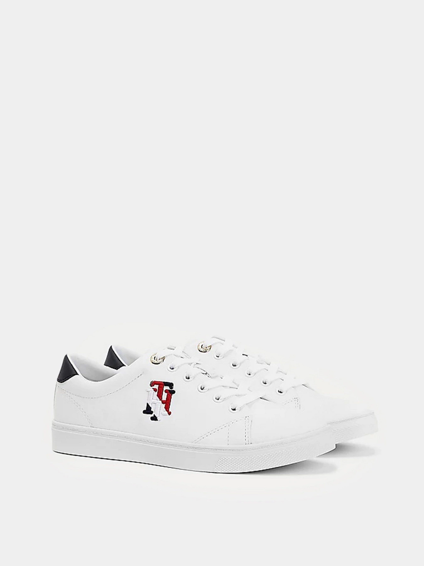 Кеды Tommy Hilfiger LEATHER MONOGRAM TRAINERS модель FW0FW05794-YBR Кеды Tommy Hilfiger LEATHER MONOGRAM TRAINERS модель FW0FW05794-YBR Фото