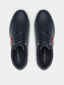 Кеды Tommy Hilfiger LEATHER MONOGRAM TRAINERS модель FW0FW05794-DW5 Фото
