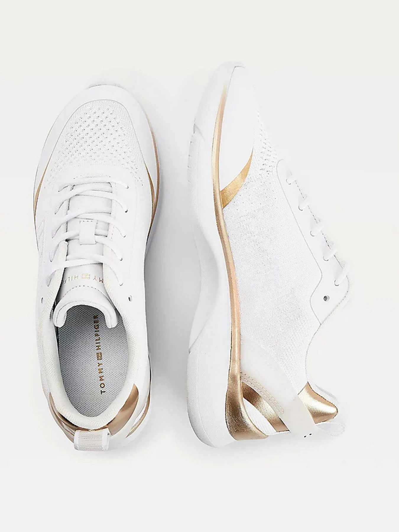 Кеды Tommy Hilfiger KNITTED LIGHTWEIGHT TRAINERS модель FW0FW05791-YBR Фото