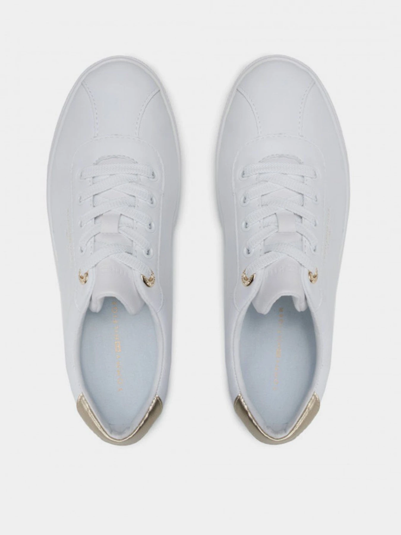 Кеды Tommy Hilfiger LEATHER CUPSOLE TRAINERS модель FW0FW05795-YBR Фото