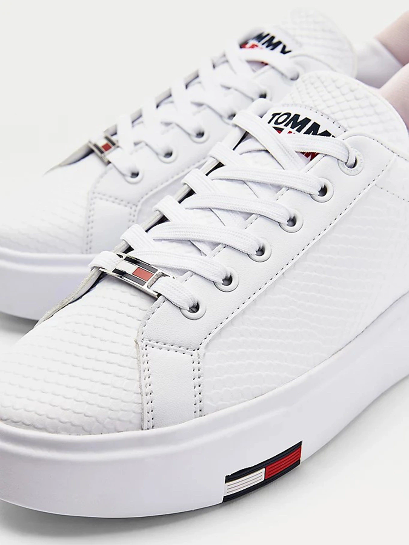 Кеди Tommy Hilfiger Leather Fashion Cupsole модель EN0EN01424-YBR Фото