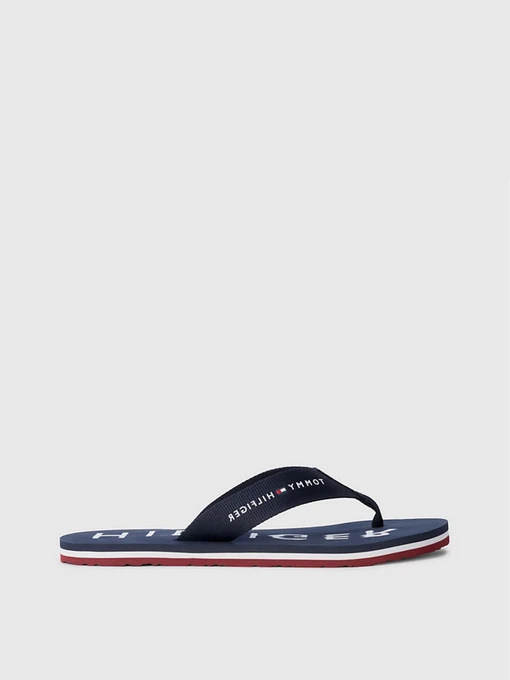 Шльопанці Tommy Hilfiger ESSENTIAL SIGNATURE WEBBING FLIP-FLOPS модель FW0FW07419-0GY Фото