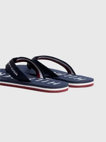 Шлёпанцы Tommy Hilfiger ESSENTIAL SIGNATURE WEBBING FLIP-FLOPS модель FW0FW07419-0GY Фото