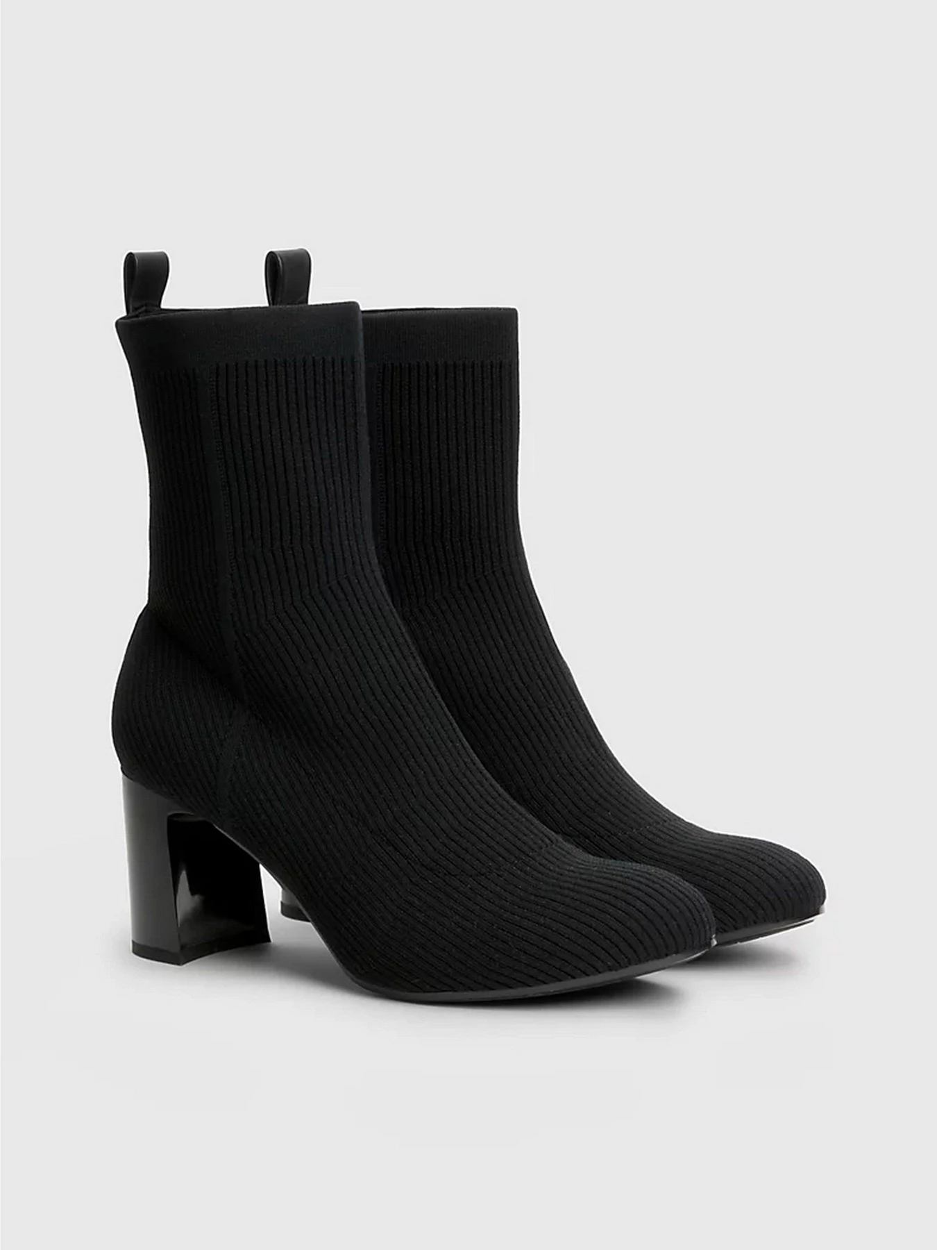 Ботинки и сапоги Tommy Hilfiger ESSENTIAL KNITTED MID HEEL ANKLE модель FW0FW07405-BDS Фото