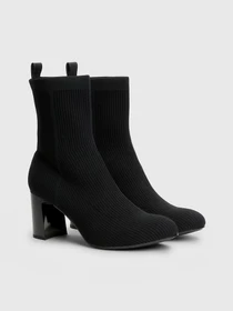 Ботинки и сапоги Tommy Hilfiger ESSENTIAL KNITTED MID HEEL ANKLE модель FW0FW07405-BDS Фото