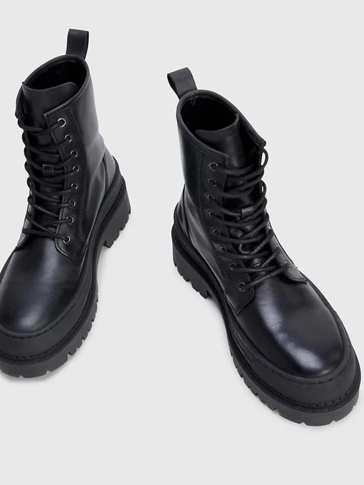 Шкіряні Жіночі Черевики Tommy Hilfiger CHUNKY CLEAT LEATHER ANKLE фото 3