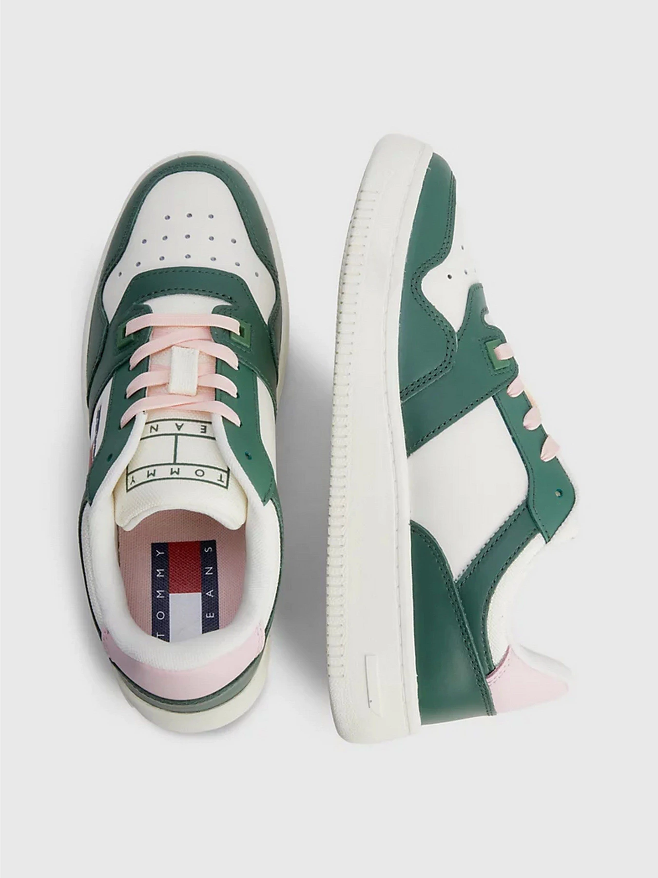 Кроссовки Tommy Hilfiger RETRO BASKETBALL TRAINERS модель EN0EN02204-MBG Кроссовки Tommy Hilfiger RETRO BASKETBALL TRAINERS модель EN0EN02204-MBG Фото