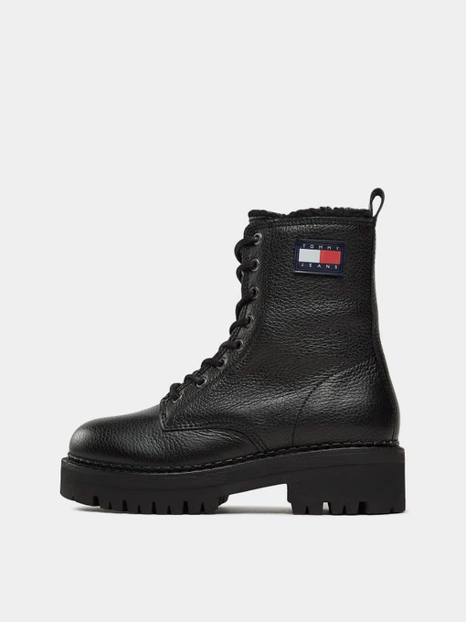 Шкіряні Жіночі Черевики Tommy Hilfiger Tjw Urban Boot Tumbled Ltr Wl фото 2