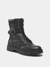 Ботинки и сапоги Tommy Hilfiger Buckle Lace Up Boot модель FW0FW06734-BDS Фото
