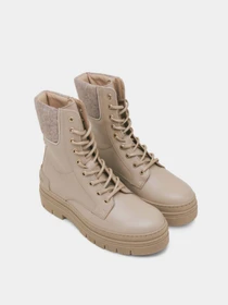 Ботинки и сапоги Tommy Hilfiger Feminine Felt Lace Up Bootie модель FW0FW07500-ABO Фото