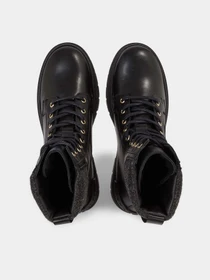 Ботинки и сапоги Tommy Hilfiger Feminine Felt Lace Up Bootie модель FW0FW07500-BDS Фото
