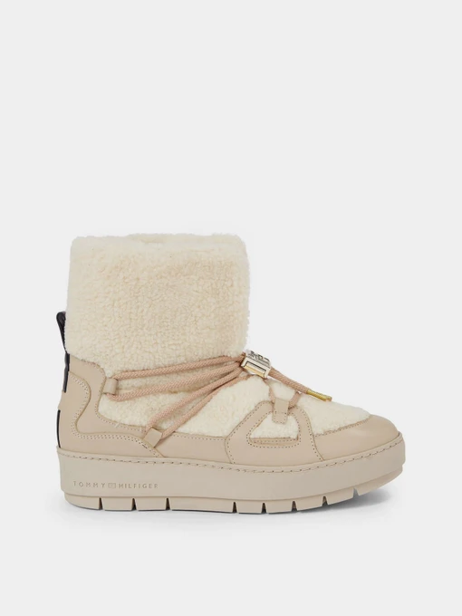 Черевики та чоботи Tommy Hilfiger Tommy Teddy Snowboot модель FW0FW07505-ABO Фото