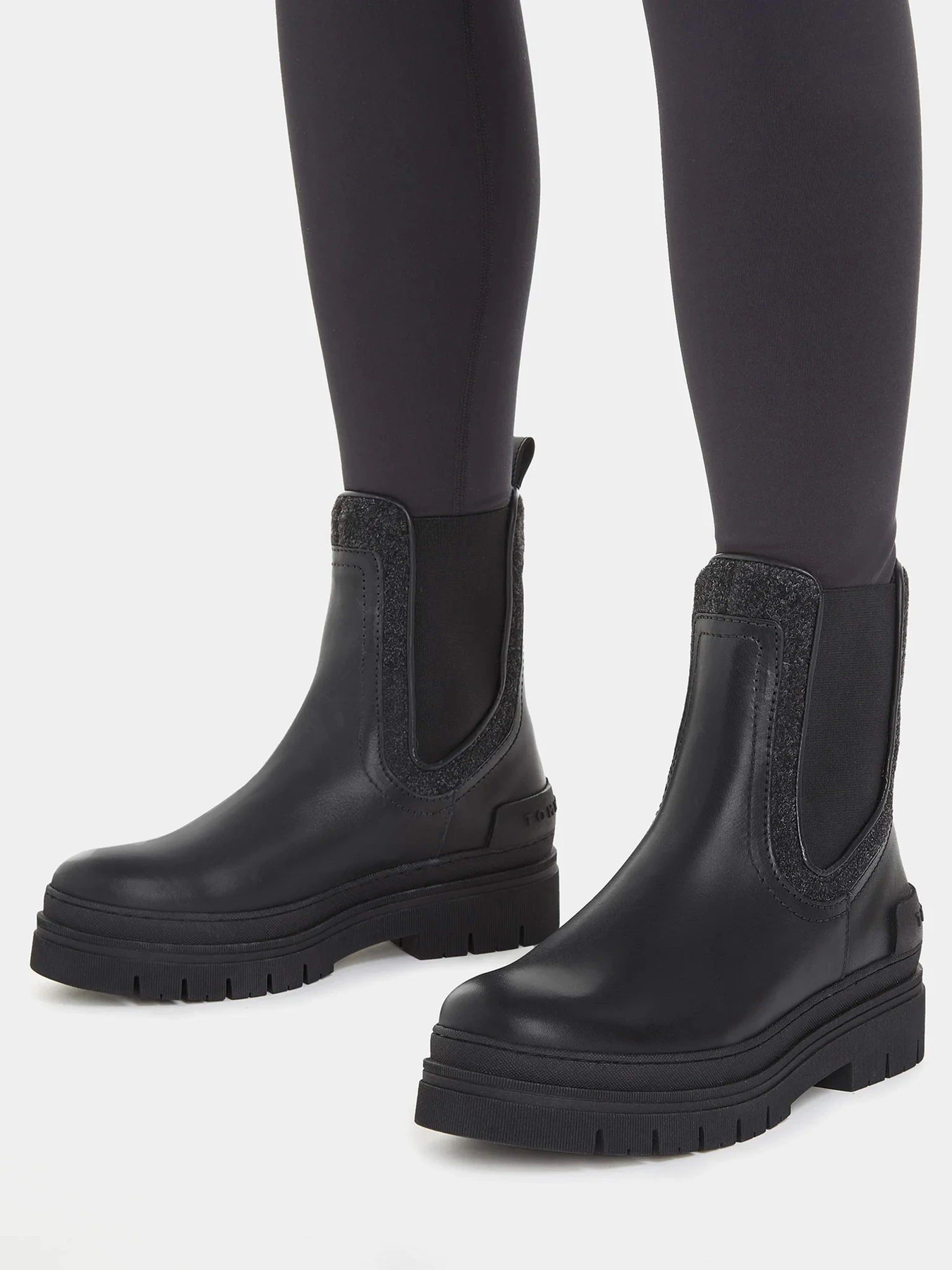 Ботинки и сапоги Tommy Hilfiger Flat Ankle Boots Abo Merino модель FW0FW07655-BDS Фото