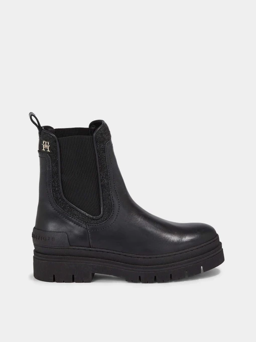 Ботинки и сапоги Tommy Hilfiger Flat Ankle Boots Abo Merino модель FW0FW07655-BDS Фото
