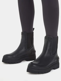 Ботинки и сапоги Tommy Hilfiger Flat Ankle Boots Abo Merino модель FW0FW07655-BDS Фото