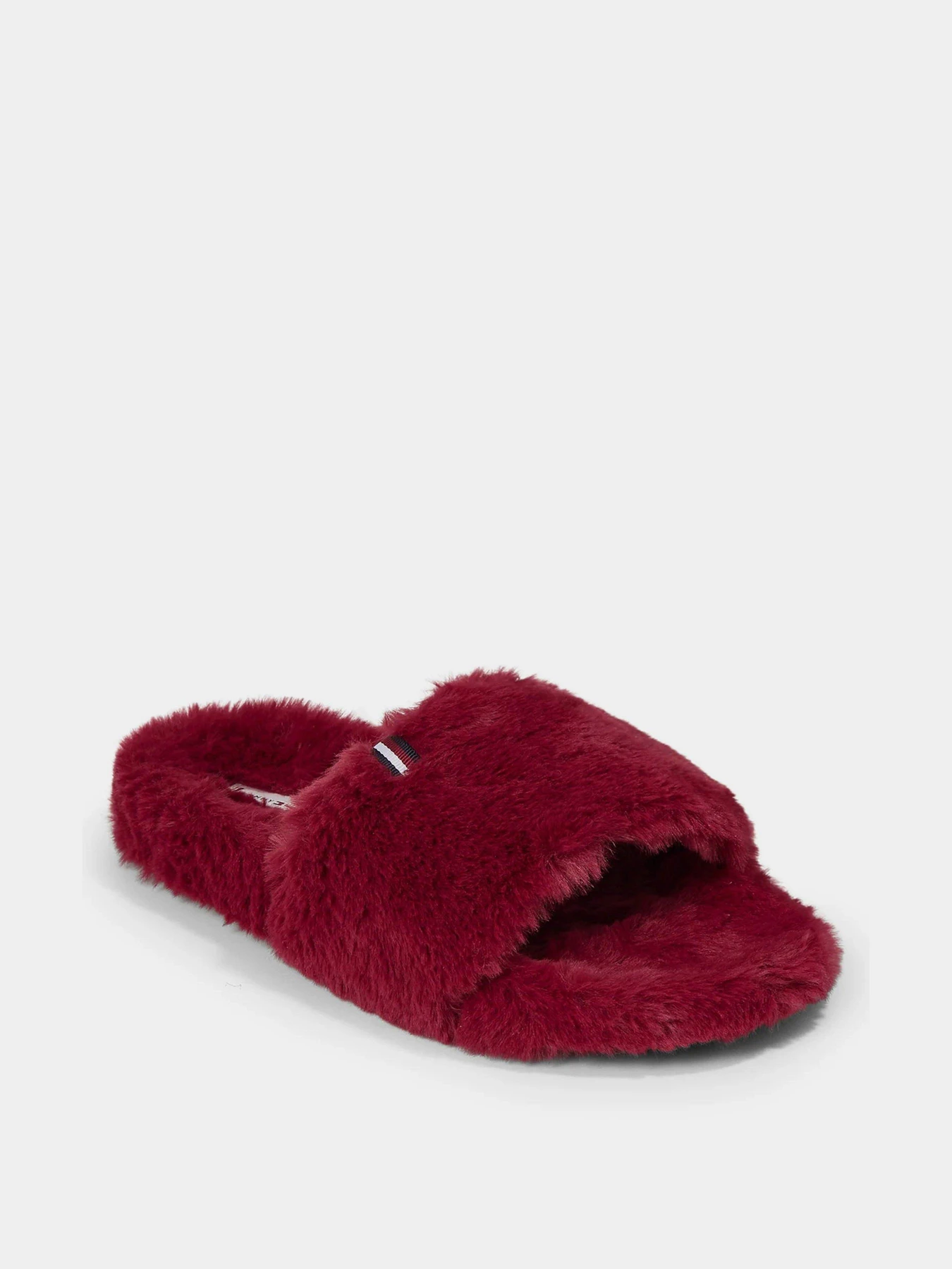 Тапки Tommy Hilfiger Faux Fur Slipper Slides модель FW0FW07663-XJS Фото