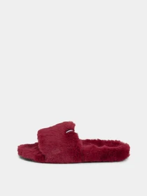 Тапки Tommy Hilfiger Faux Fur Slipper Slides модель FW0FW07663-XJS Фото