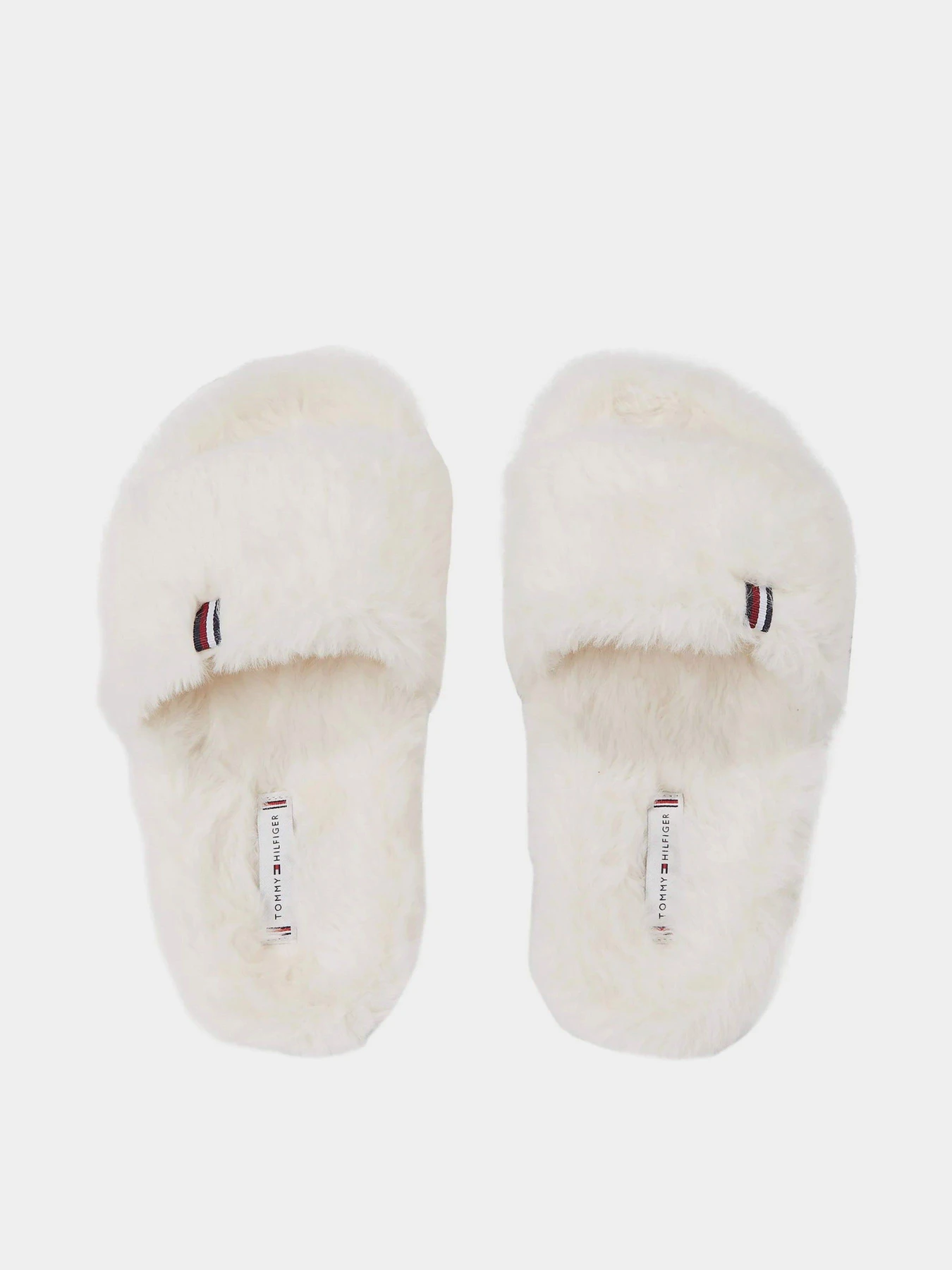 Капці Tommy Hilfiger Faux Fur Slipper Slides модель FW0FW07663-YBH Капці Tommy Hilfiger Faux Fur Slipper Slides модель FW0FW07663-YBH Фото