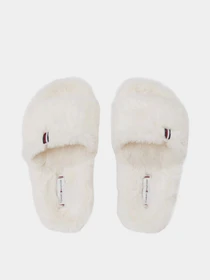 Капці Tommy Hilfiger Faux Fur Slipper Slides модель FW0FW07663-YBH Фото