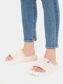 Капці Tommy Hilfiger Faux Fur Slipper Slides модель FW0FW07663-YBH Фото
