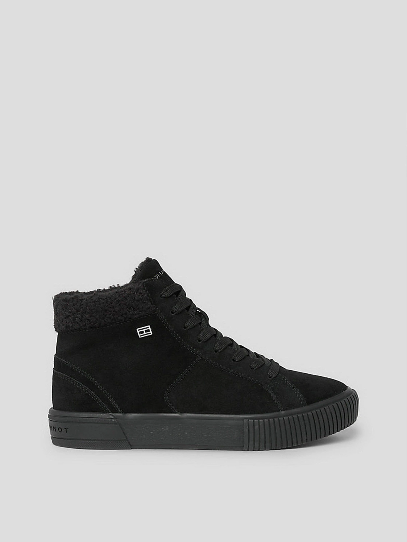 Ботинки и сапоги Tommy Hilfiger Suede High-Top Trainers модель FW0FW07549-BDS Ботинки и сапоги Tommy Hilfiger Suede High-Top Trainers модель FW0FW07549-BDS Фото