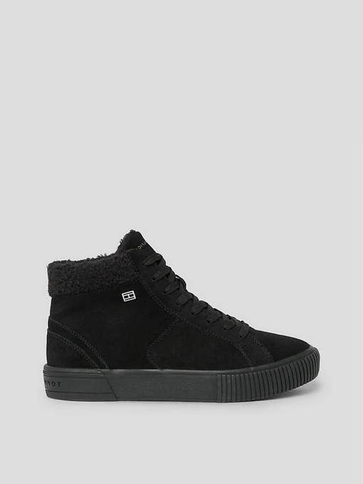 Ботинки и сапоги Tommy Hilfiger Suede High-Top Trainers модель FW0FW07549-BDS Фото
