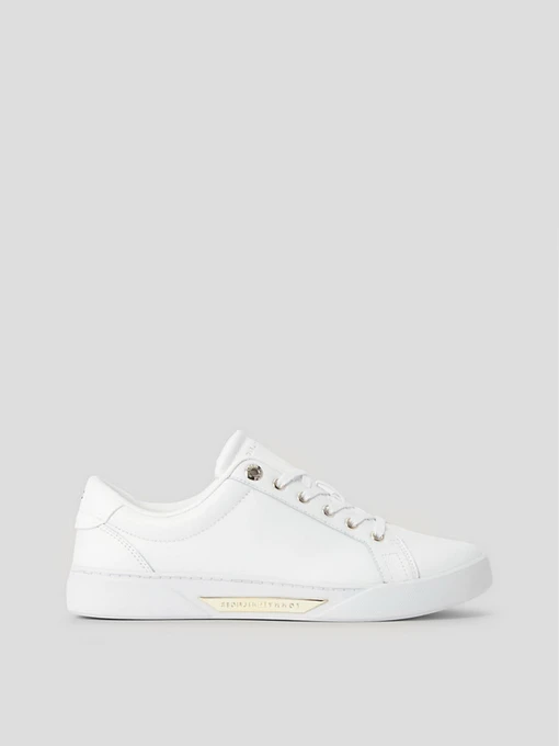 Кеды Tommy Hilfiger Genuine Leather Logo Detailed Sneaker модель FW0FW07560-0K7 Фото