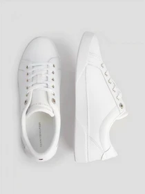 Кеды Tommy Hilfiger Genuine Leather Logo Detailed Sneaker модель FW0FW07560-0K7 Фото
